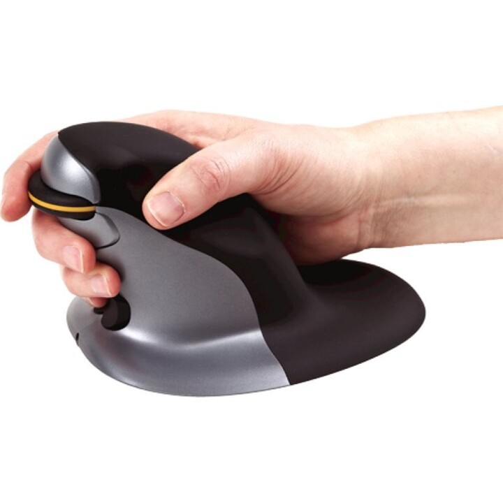 Fellowes Penguin M Wireless Vertical Mouse 1200DPI Grey