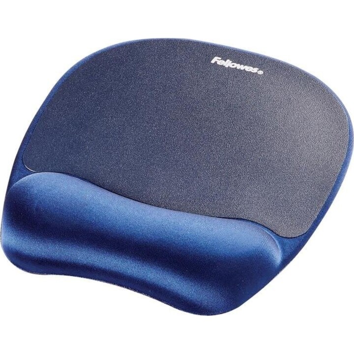 Fellowes 9172801 Poggiapolsi ergonomico in memory foam blu