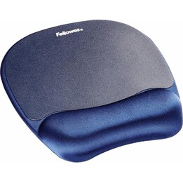 Fellowes 9172801 Repose-poignet ergonomique en mousse à mémoire de forme bleue