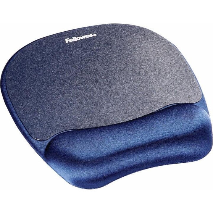 Fellowes 9172801 Poggiapolsi ergonomico in memory foam blu
