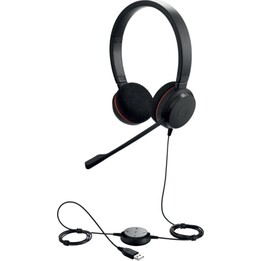 Cuffie over-ear Jabra Evolve 20 nere Controllo volume
