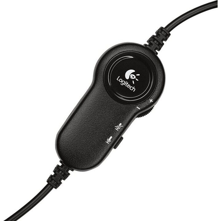 Logitech H151 Casque avec microphone, bandeau réglable, noir