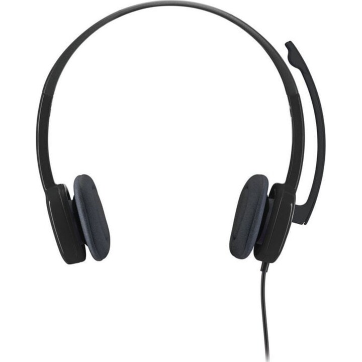 Logitech H151 Casque avec microphone, bandeau réglable, noir