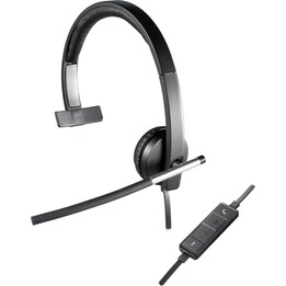 Logitech H650e Mono headset Nero Cancellazione dell'eco e soppressione del rumore