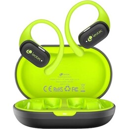 Fones de ouvido Bluetooth sem fio Leotec Zenit Sport com cancelamento de ruído e microfone, IPX5, ouvido aberto, cinza