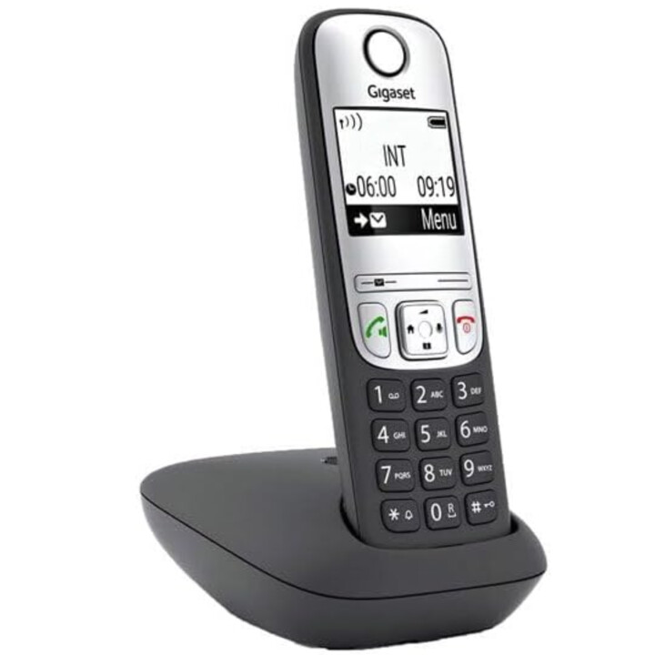 Gigaset A690 DECT Cordless analogico Vivavoce, base, ricomposizione telefonica Nero