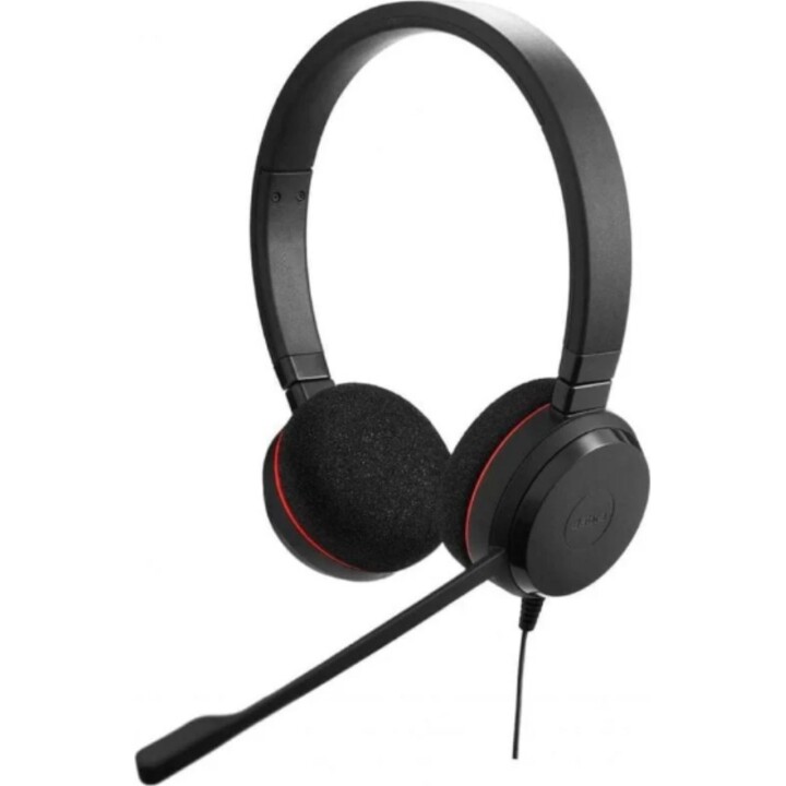 Fones de ouvido estéreo Jabra Evolve 20 com microfone