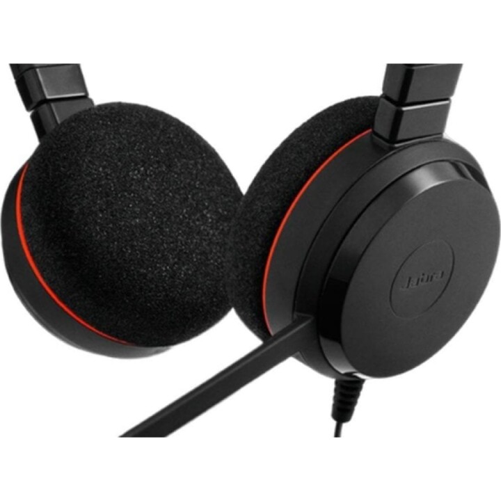 Fones de ouvido estéreo Jabra Evolve 20 com microfone