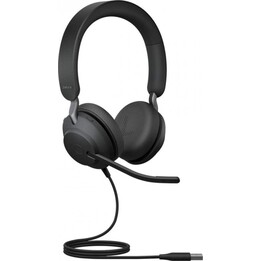 Jabra Evolve2 40 Auriculares USB Negros Cancelación de ruido
