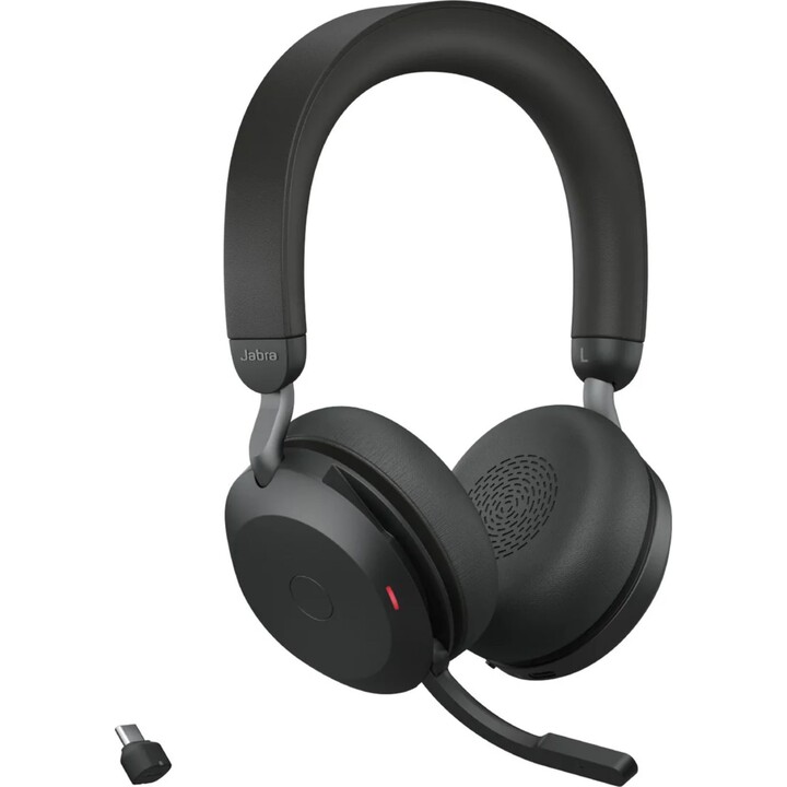 Auriculares Jabra Evolve2 75 Uc Negro + Estación de Carga + Link 380c