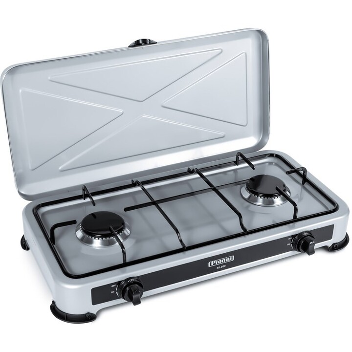 Promis KG300, Set di elettrodomestici da cucina con forno elettrico compatto e accessori ad alta resistenza, nero