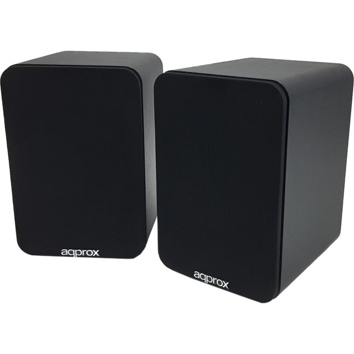 APPROX APPSPK02BK Altoparlanti wireless neri con supporto a parete