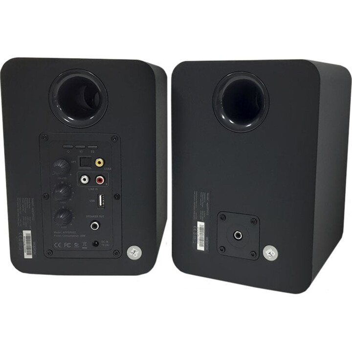 APPROX APPSPK02BK Altoparlanti wireless neri con supporto a parete
