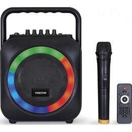 Altoparlante Bluetooth Fonestar BOX-35LED con Karaoke 35W Nero