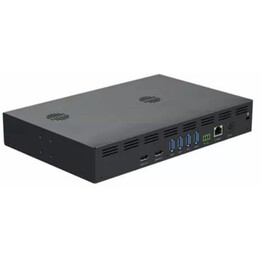 AVer HUB30 61B35A0000AC 4x2 4K BYOM USB/HDMI Matrix Switcher Dual Display 100W PD Multi-Camera AI RS232 Ethernet ​