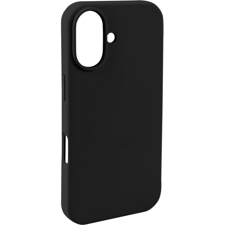 Custodia in silicone Pomologic per iPhone 17 compatibile con MagSafe, nera
