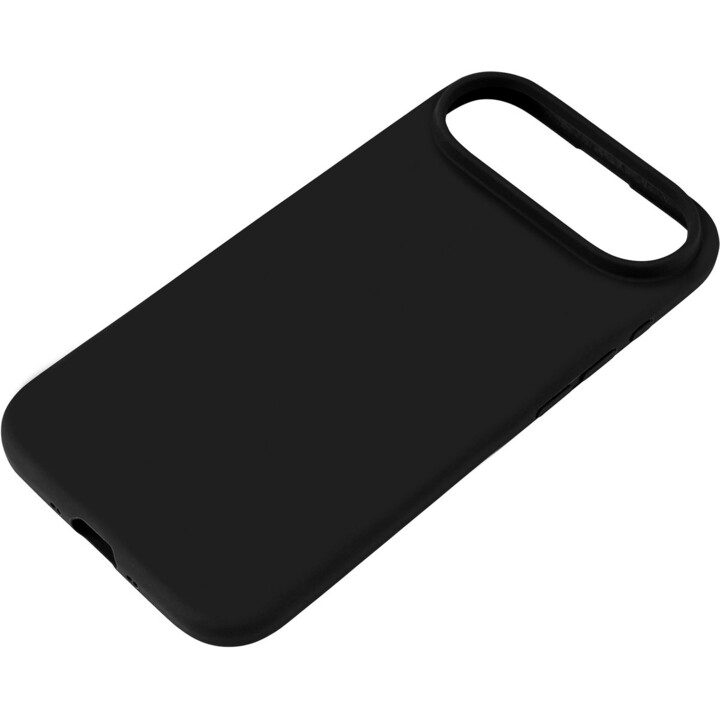 Capa de silicone Pomologic para iPhone Air compatível com MagSafe, preta