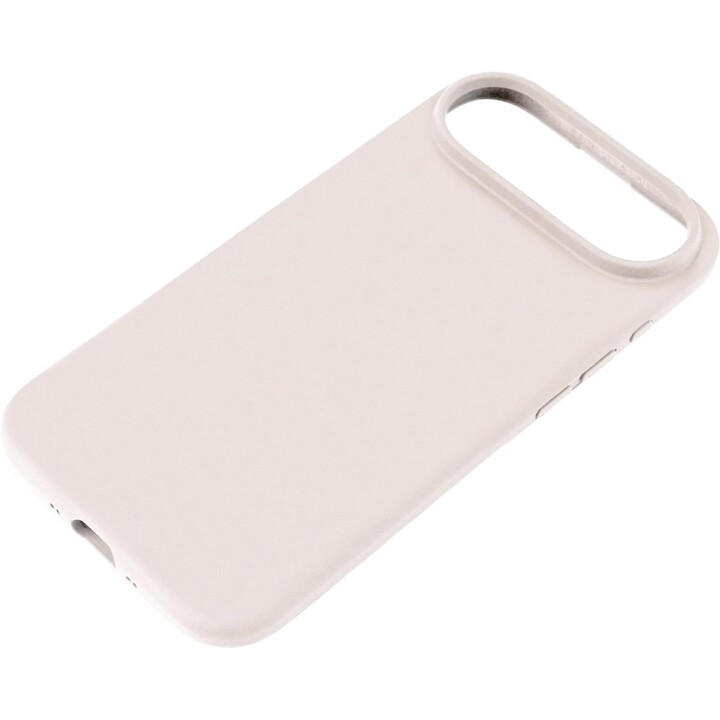 Funda de silicona Pomologic para iPhone Air Compatible con MagSafe, blanco/marfil