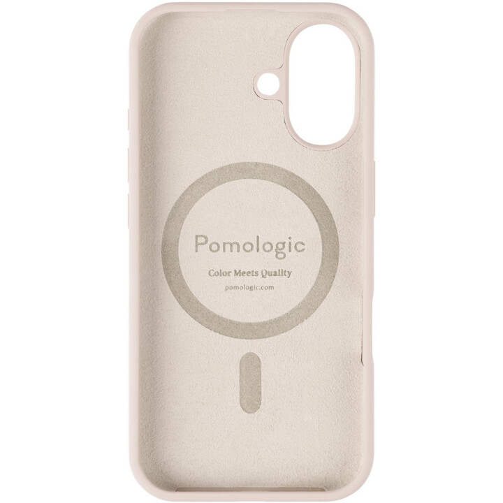 Funda Pomologic de silicona para iPhone 17 Compatible con MagSafe