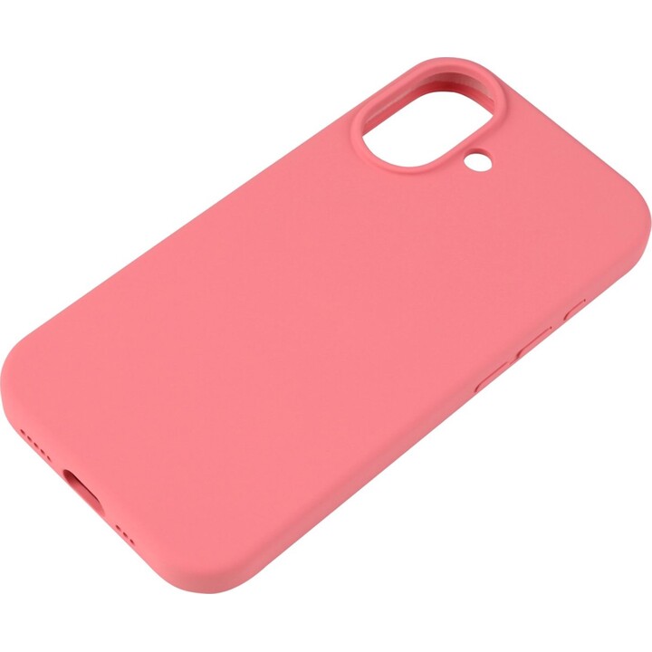 Custodia in silicone Pomologic per iPhone 17 compatibile con MagSafe, rosa