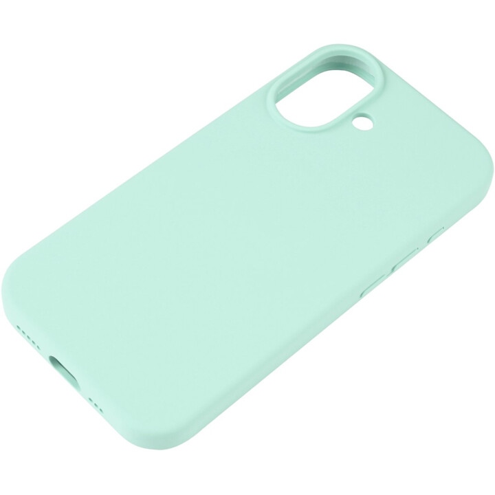 Pomologic Coque en silicone pour iPhone 17 compatible avec MagSafe, vert