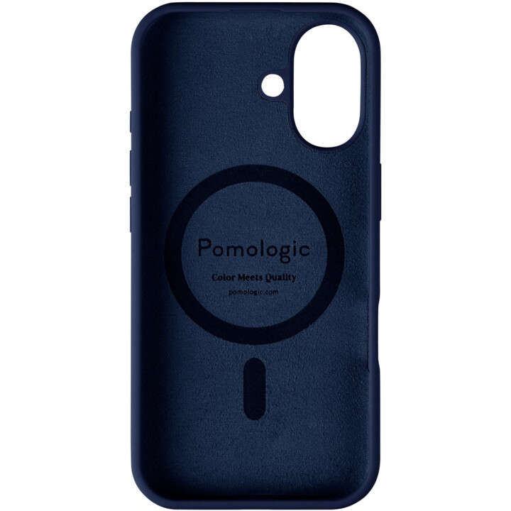 Pomologic Silicone Case for iPhone 17 Compatible with MagSafe, Blue