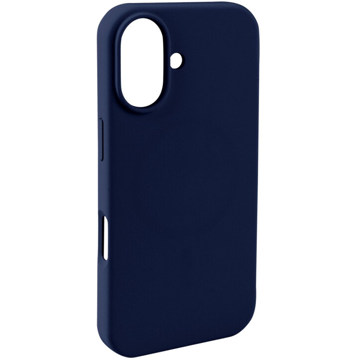 Custodia in silicone Pomologic per iPhone 17 compatibile con MagSafe, blu