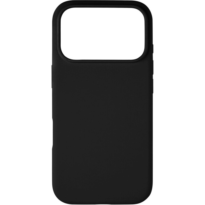 Pomologic Silikonhülle für iPhone 17 Pro, kompatibel mit MagSafe, Schwarz