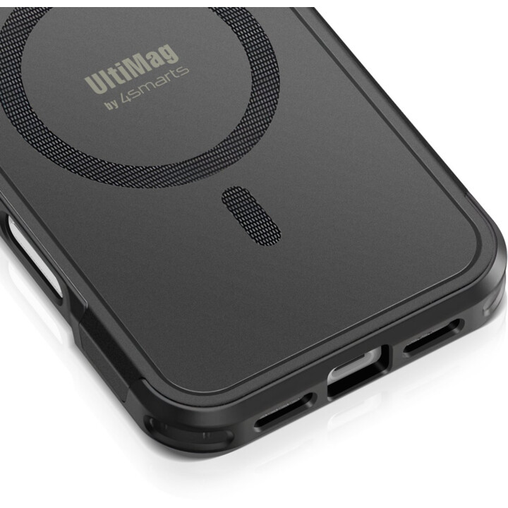 Capa 4smarts compatível com Apple iPhone 17 Defend Series, compatível com MagSafe, preta