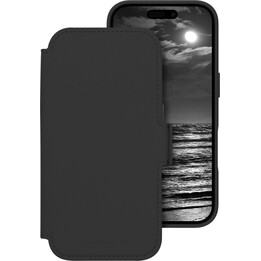 Dbramante1928 iPhone 17 Hülle, Schwarz, Kunstleder, 2-in-1 magnetisches abnehmbares Design