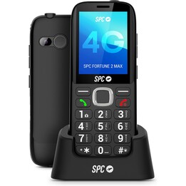 SPC Fortune 2 Max 4G Teléfono móvil para personas mayores Negro