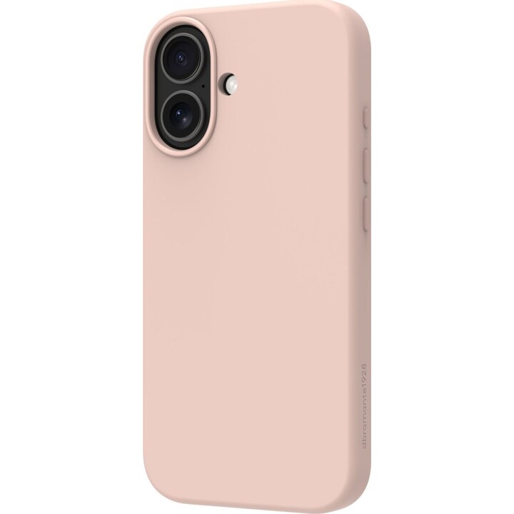 Capa Dbramante1928 Roskilde MagSafe compatível com Apple iPhone 17, material ICON, rosa