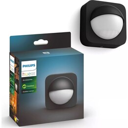 Philips Hue Outdoor Motion Sensor, Accessory for Hue Smart Bulbs and Lamps, Black
