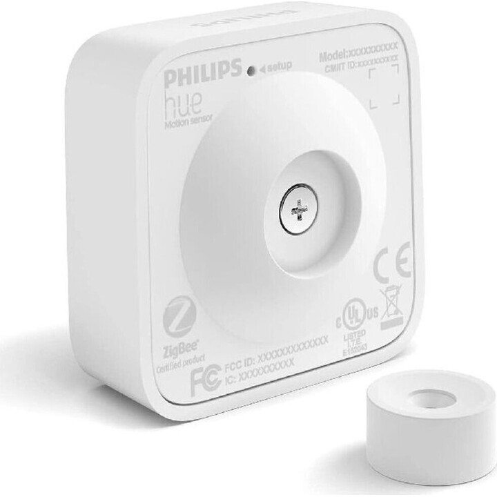 Sensor de movimento exterior Philips Hue, acessório para lâmpadas e lâmpadas inteligentes Hue, preto