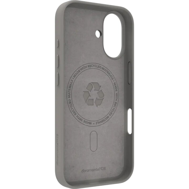 Dbramante1928 Roskilde MagSafe ICON Coque pour iPhone 17 Gris pierre de rivière