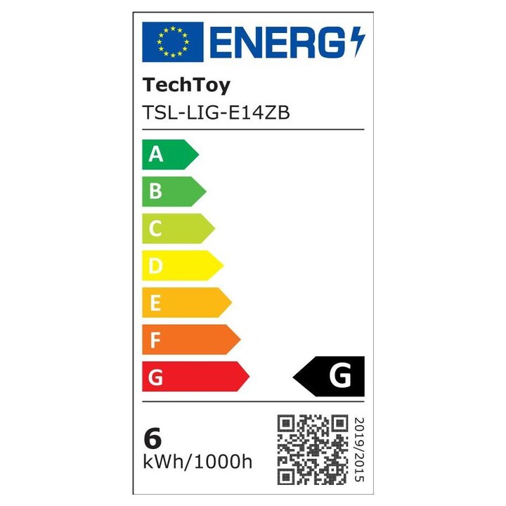 Ampoule intelligente Tesla TechToy RVB 6W E14 ZigBee