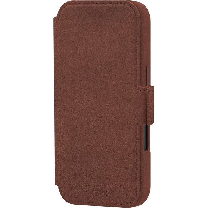 Dbramante1928 Funda compatible con MagSafe para iPhone 17 - Marrón oscuro