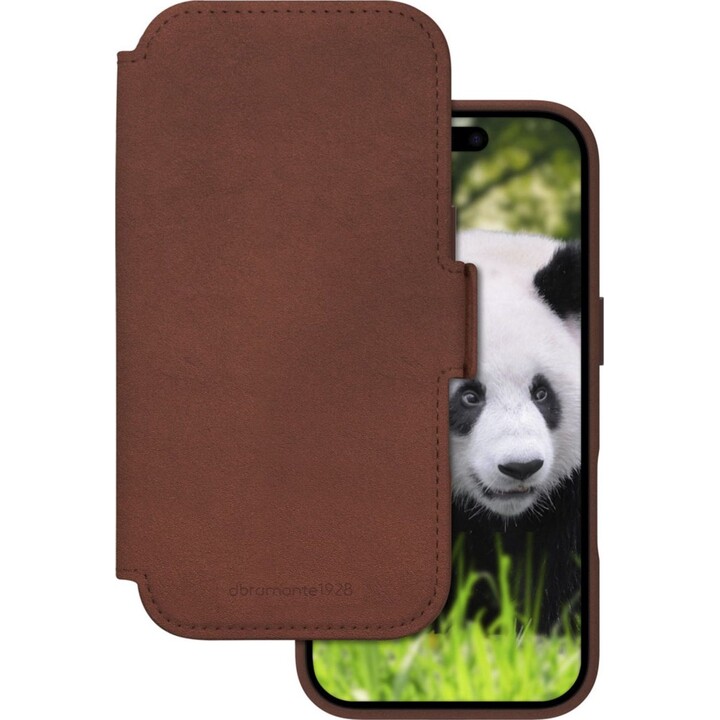 Dbramante1928 Funda compatible con MagSafe para iPhone 17 - Marrón oscuro