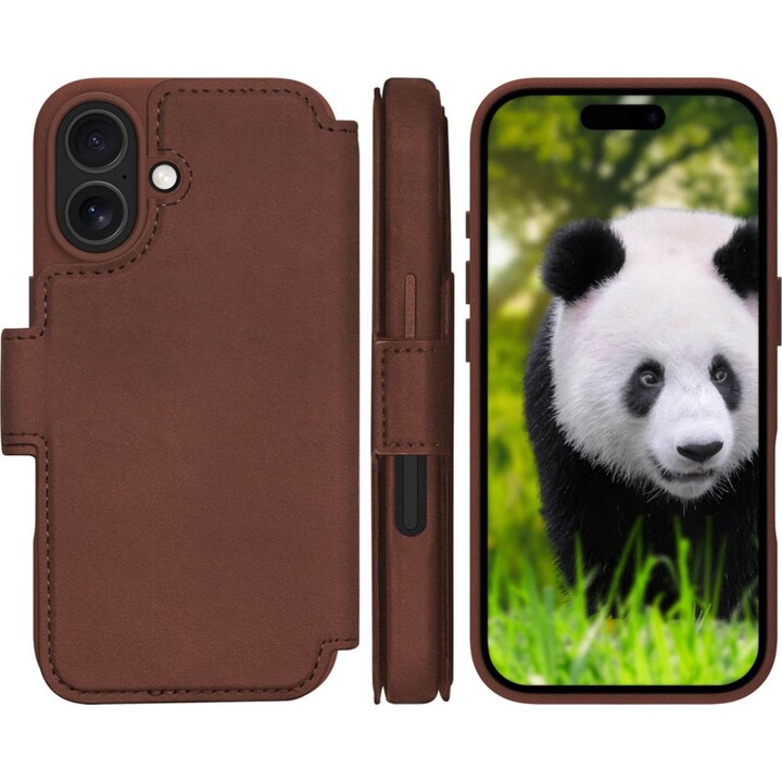Dbramante1928 Funda compatible con MagSafe para iPhone 17 - Marrón oscuro