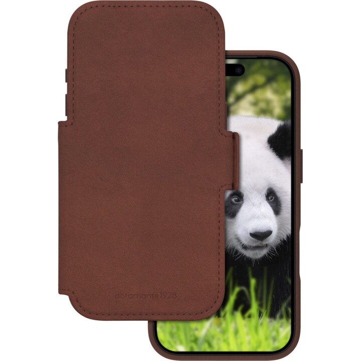 Capa compatível com Dbramante1928 MagSafe para iPhone 17 Pro - marrom escuro