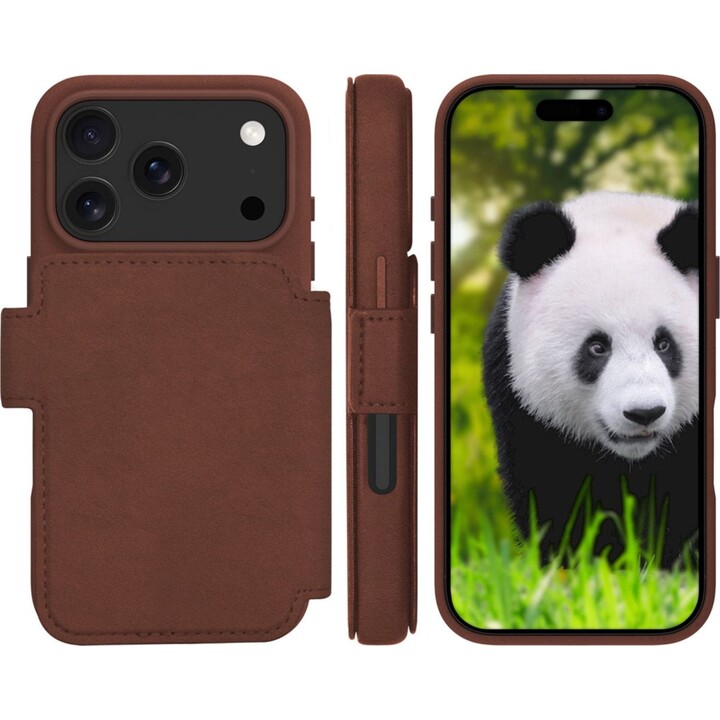 Dbramante1928 Funda compatible con MagSafe para iPhone 17 Pro - Marrón oscuro