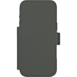 Dbramante1928 Custodia per iPhone 17 Pro Max, Verde Tinta Unita, Ecopelle, Design Magnetico Rimovibile 2 in 1