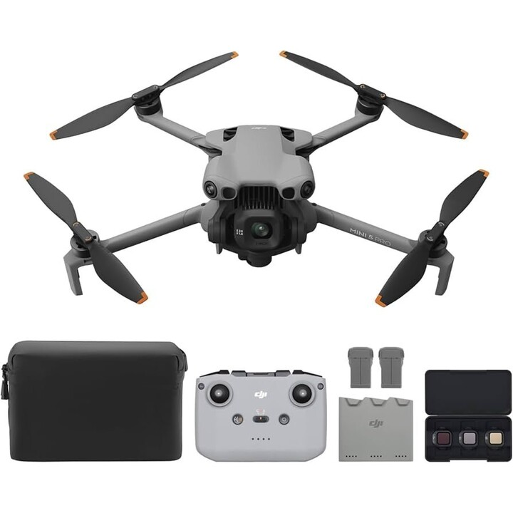 DJI Mini 5 Pro RC-N3 RCN3 CP.MA.00000838.04 249g 1" 50MP CMOS 4K/120fps LiDAR O4+ 36min di volo Grigio
