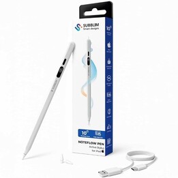 Subblim NoteFlow Pen Elektronischer Stift für iPad / Weiß