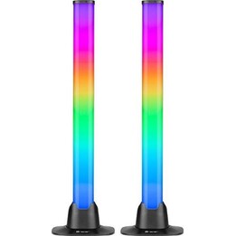 Tracer SET OF LAMPS SMART DESK RGB TUYA APP Smart table lamp Bluetooth Black
