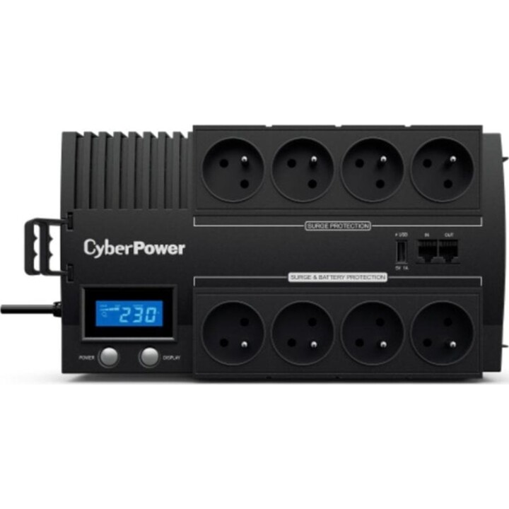 SAI CyberPower 1000VA Batería Plomo Ácido Autonomía 6 Minutos LCD Protección Red