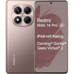 Xiaomi Redmi Note 14 Pro 5G, 12+512GB, cámara AI de 200MP, batería de 5110mAh, funciones AI, Sand Gold