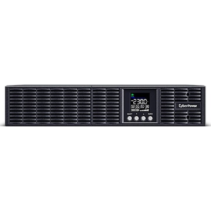 UPS CyberPower da 1.500 VA, batteria da 4 moduli, autonomia di 15,3 minuti, display LCD, rack/torre