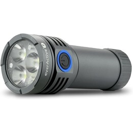 EverActive FL-3300R LED-Taschenlampe, 5 Betriebsarten, 3300Lm, wiederaufladbar, Grau