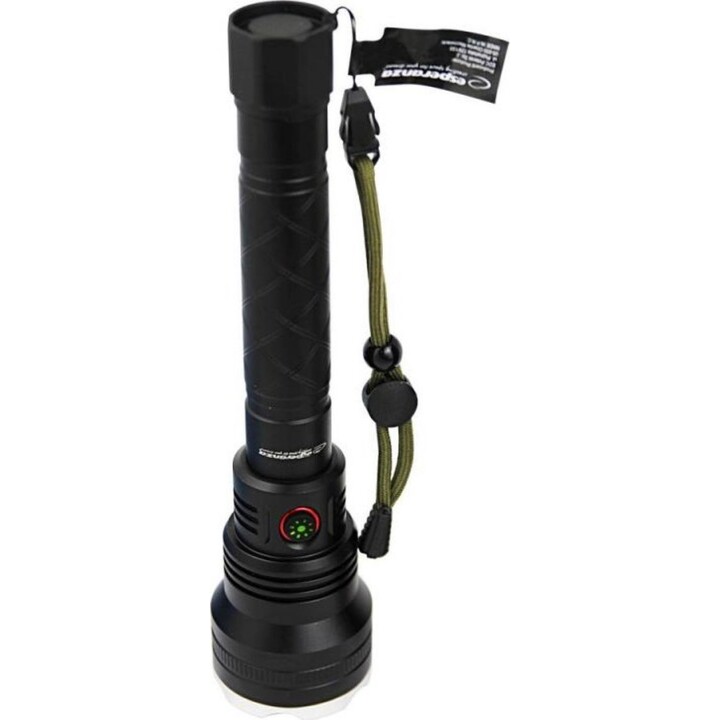 Esperanza EOT068 Linterna Negra, Linterna LED Recargable